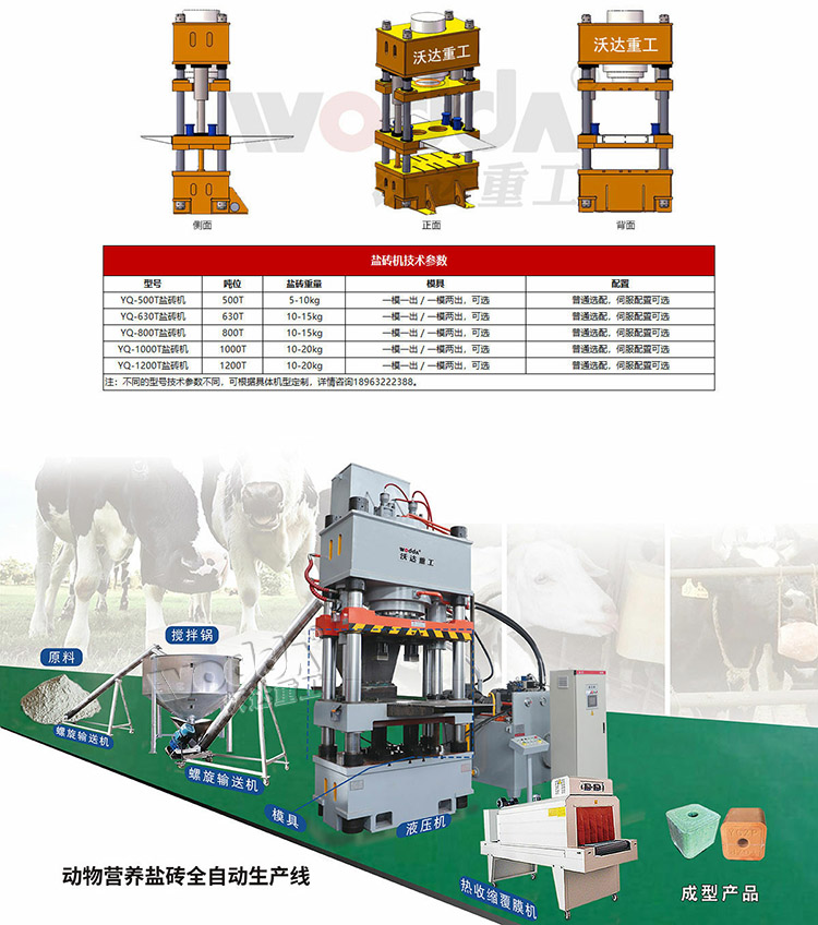 牛羊舔磚液壓機(jī)參數(shù)
